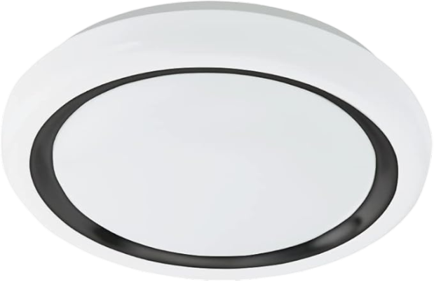 Luna Luce Italia LL-3372 Decorative Ceiling Light with Emergency Kit Option