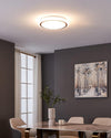 Luna Luce Italia LL-3372 Decorative Ceiling Light with Emergency Kit Option