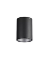 Luna Luce Italia LL-1016 outdoor spotlight in black, front view.